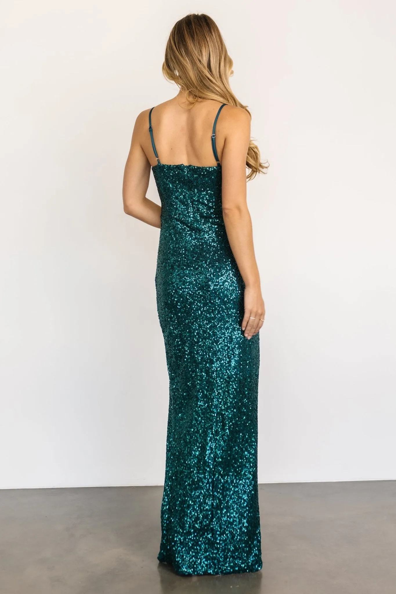 Melania Sequin Gown | Emerald sold by Baltic Born product image thumbnail 5