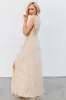 Nova Shimmer Maxi Dress | Gold sold by Baltic Born