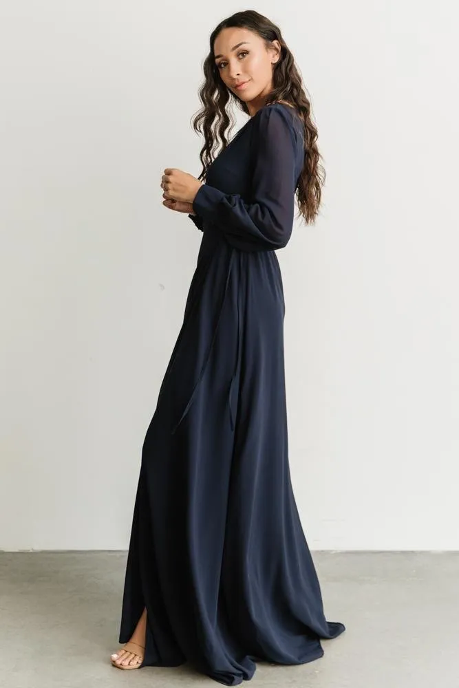 Kelsey Wrap Dress | Navy sold by Baltic Born product image thumbnail 2