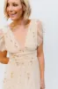 Nova Shimmer Maxi Dress | Gold sold by Baltic Born