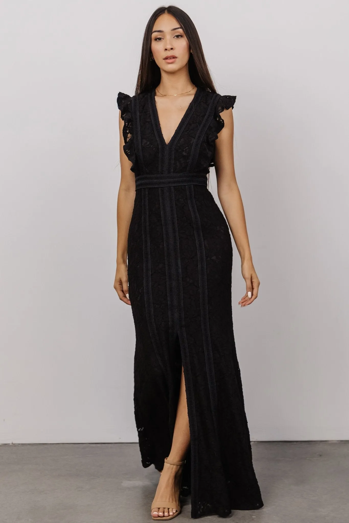 Monroe Lace Dress | Black sold by Baltic Born