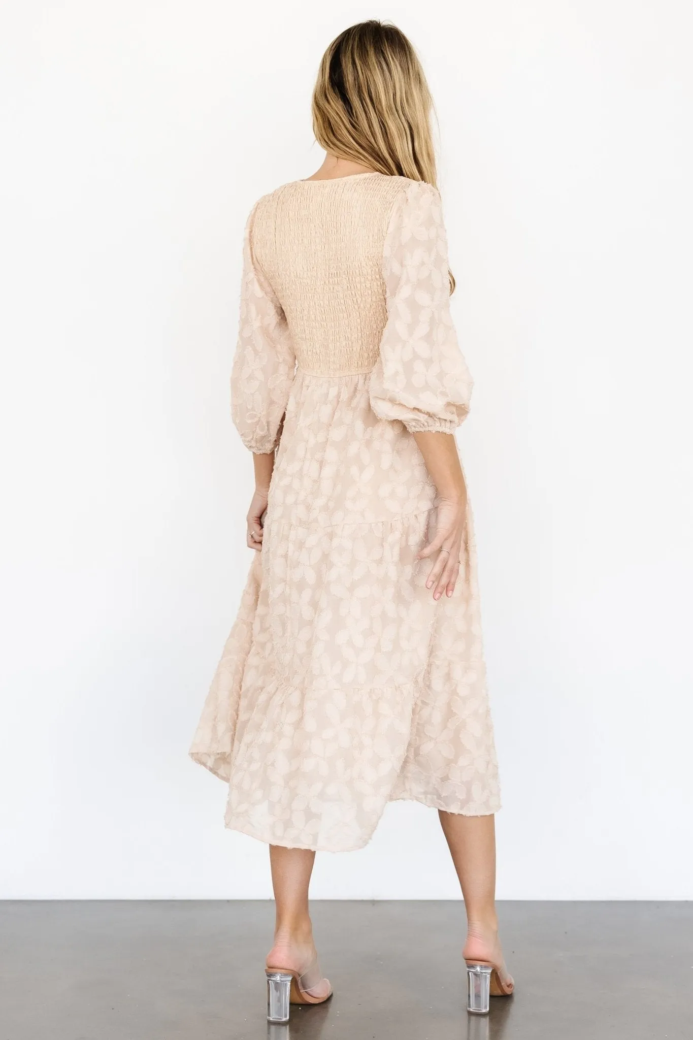 Lois Midi Dress | Sand sold by Baltic Born product image thumbnail 4