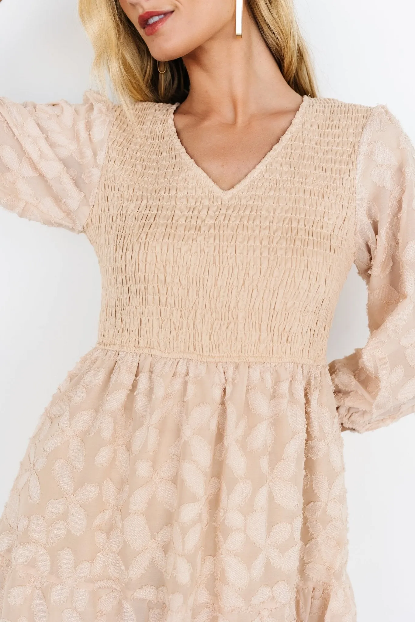 Lois Midi Dress | Sand sold by Baltic Born product image thumbnail 2