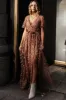 Marseille Embossed Maxi Dress | Nude Rose sold by Baltic Born
