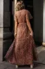 Marseille Embossed Maxi Dress | Nude Rose sold by Baltic Born