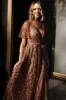 Marseille Embossed Maxi Dress | Nude Rose sold by Baltic Born