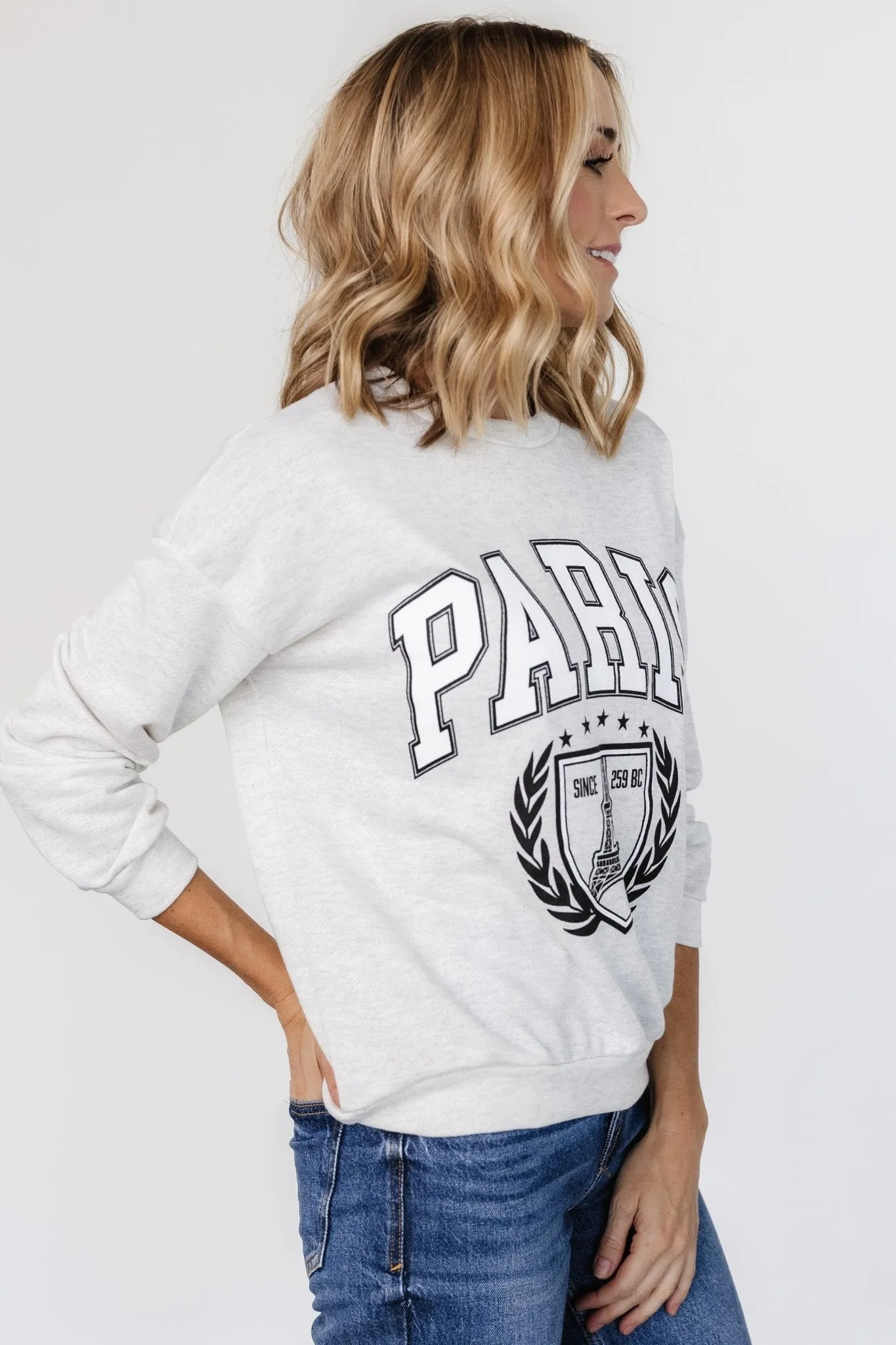 Paris Sweater | Light Gray sold by Baltic Born product image thumbnail 2