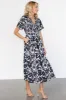 Annise Midi Dress | Black Floral sold by Baltic Born