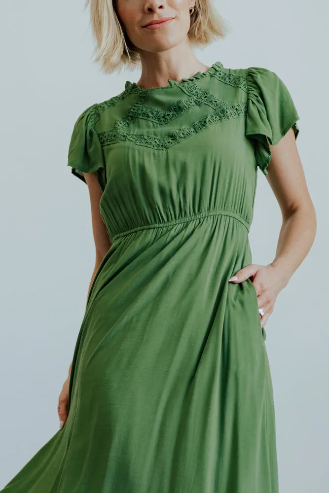 Prestyn Midi Dress | Green sold by Baltic Born product image thumbnail 2