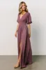 Verona Smocked Maxi Dress | Vintage Plum sold by Baltic Born