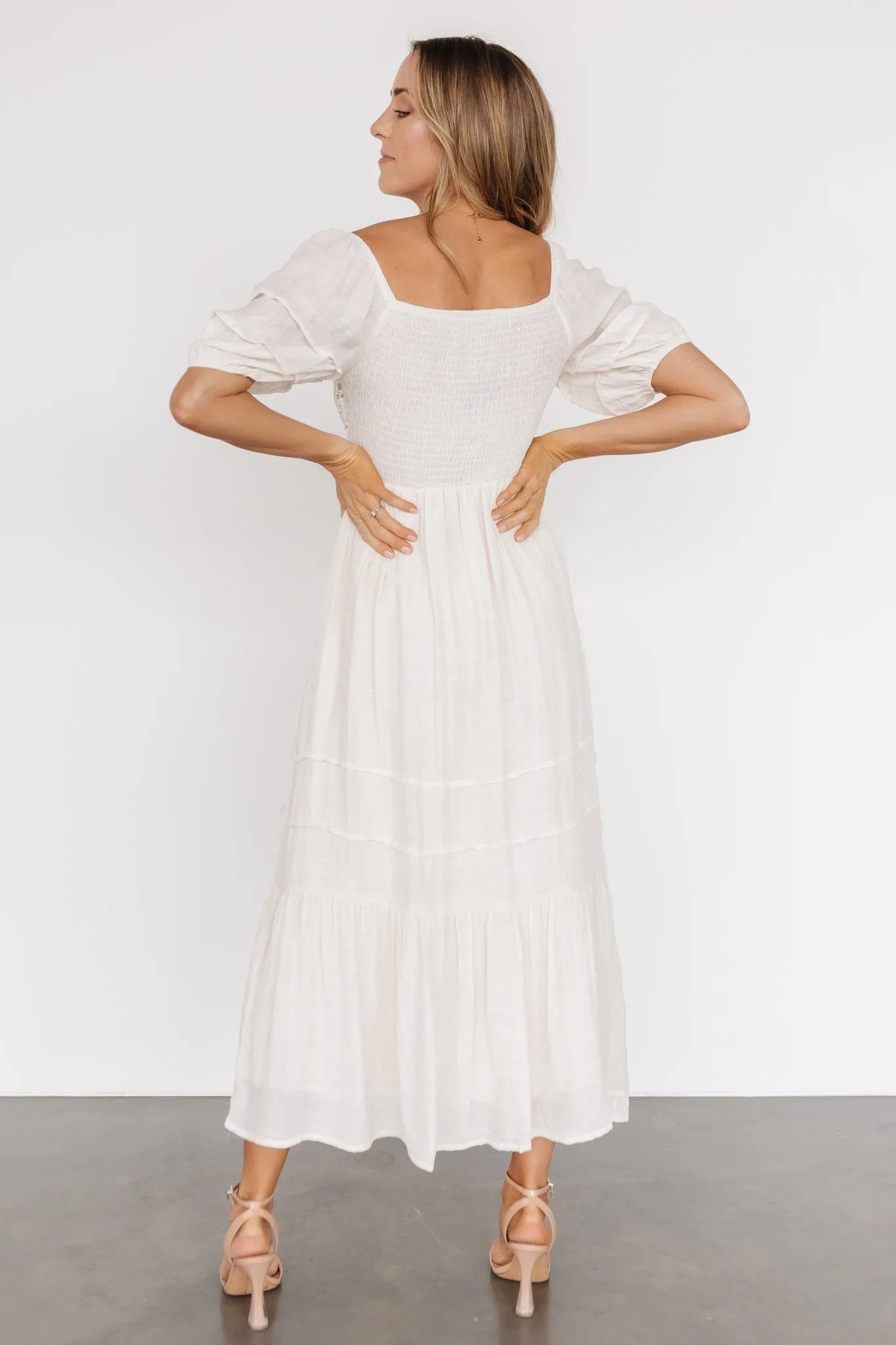 Archer Boho Dress | Beige sold by Baltic Born product image thumbnail 4