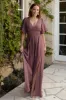 Verona Smocked Maxi Dress | Vintage Plum sold by Baltic Born