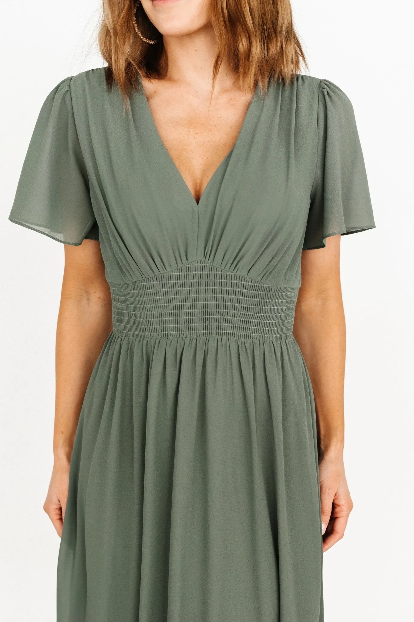 Birdie Maxi Dress | Dark Sage sold by Baltic Born product image thumbnail 2