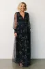 Layla Tulle Maxi Dress | Metallic Blue + Pink sold by Baltic Born