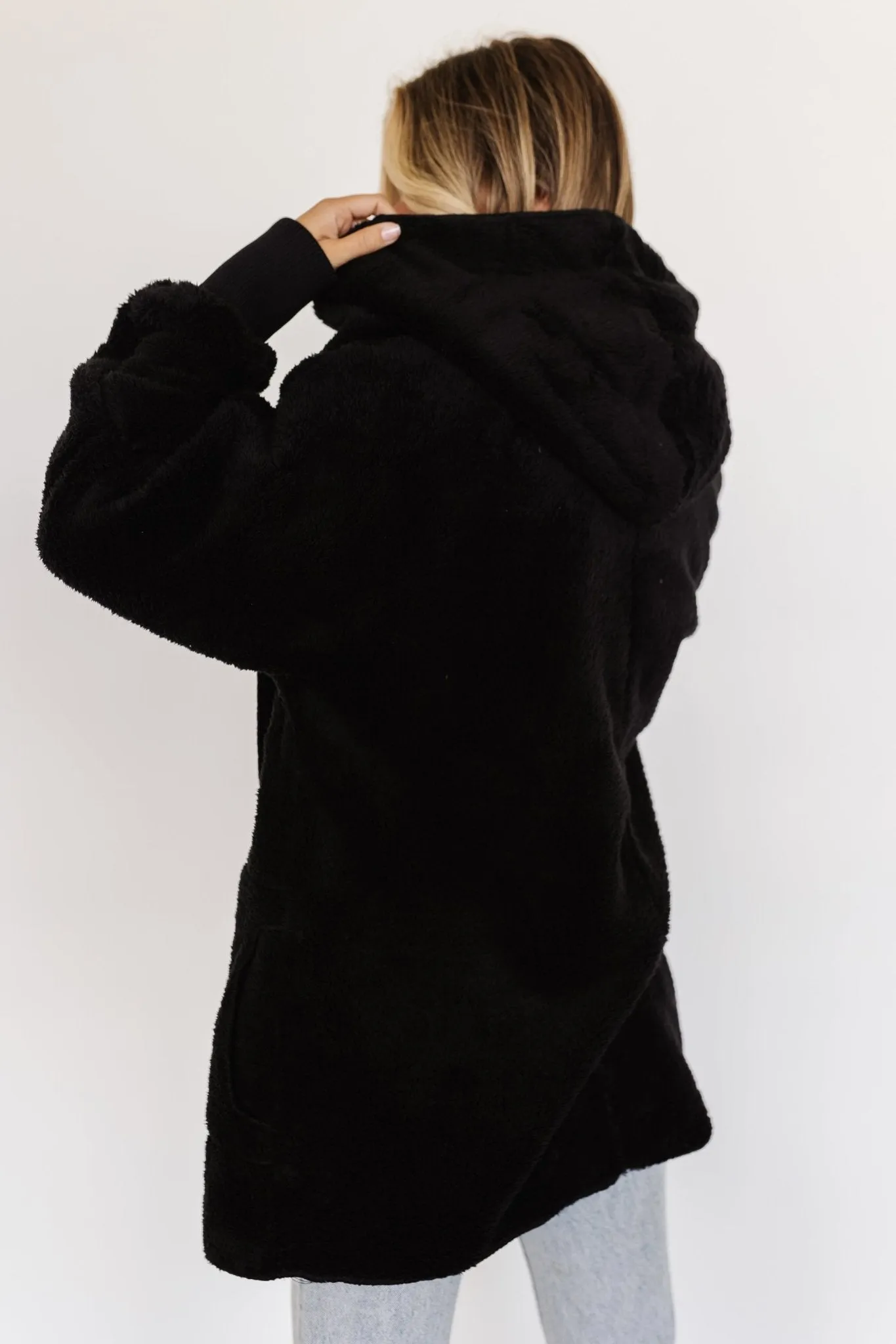 Melrose Teddy Jacket | Black sold by Baltic Born product image thumbnail 3