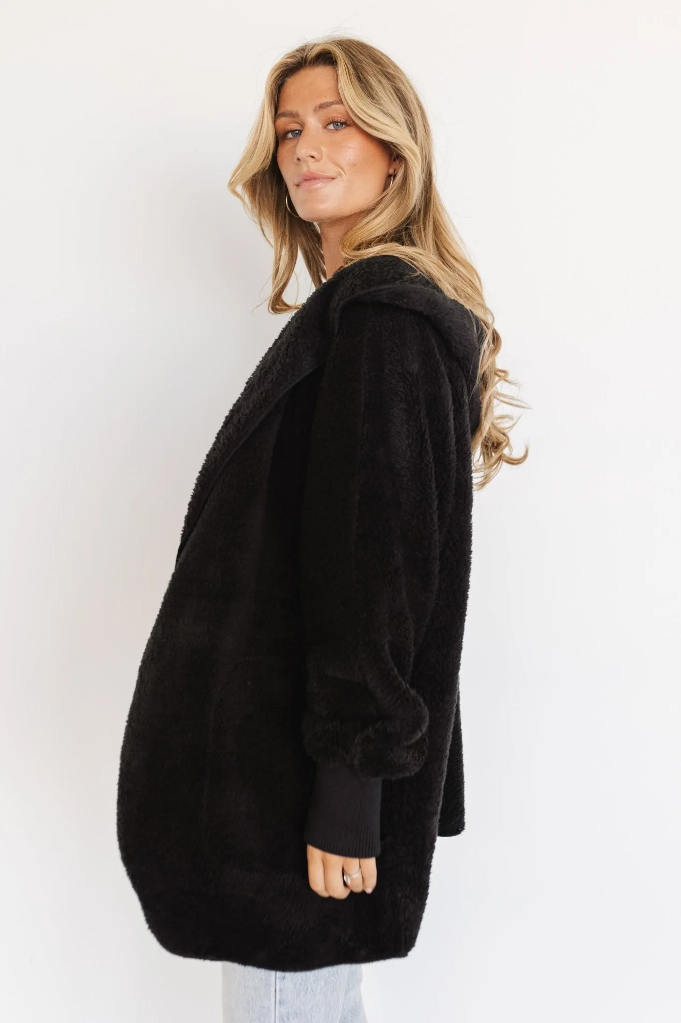 Melrose Teddy Jacket | Black sold by Baltic Born product image thumbnail 4