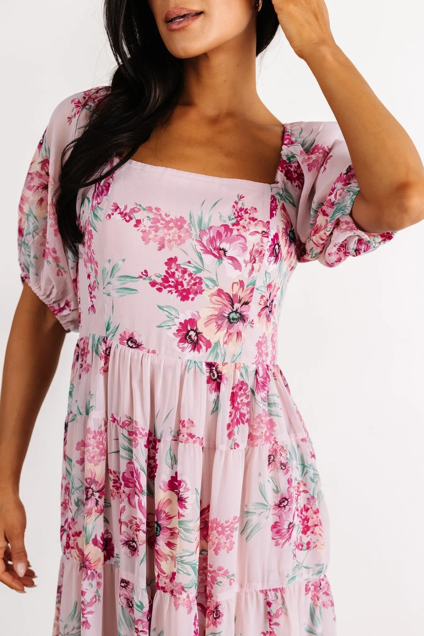South of France Maxi Dress | Blush Floral sold by Baltic Born product image thumbnail 2