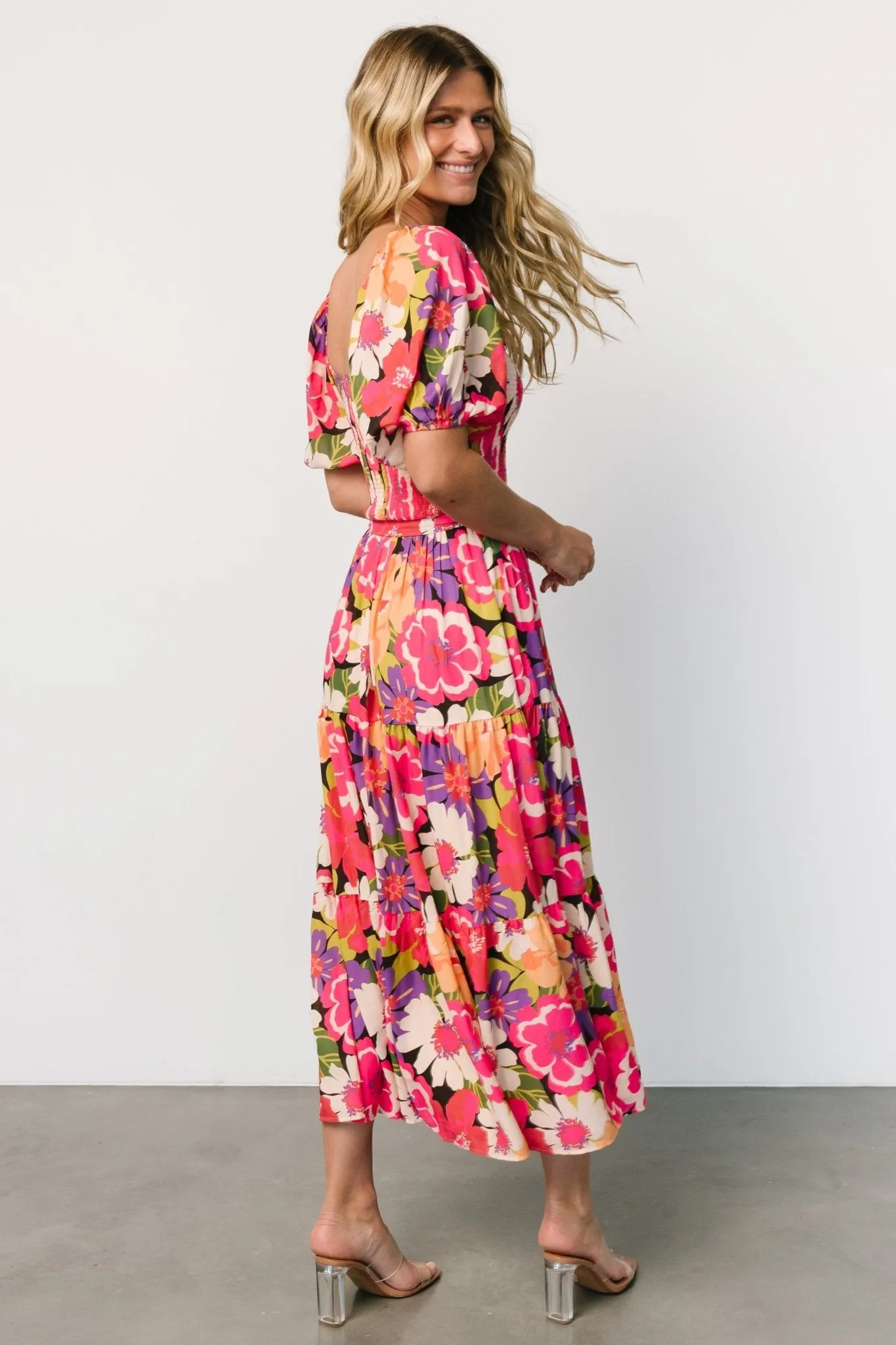 Mazatlan Maxi Dress | Vibrant Floral sold by Baltic Born product image thumbnail 3