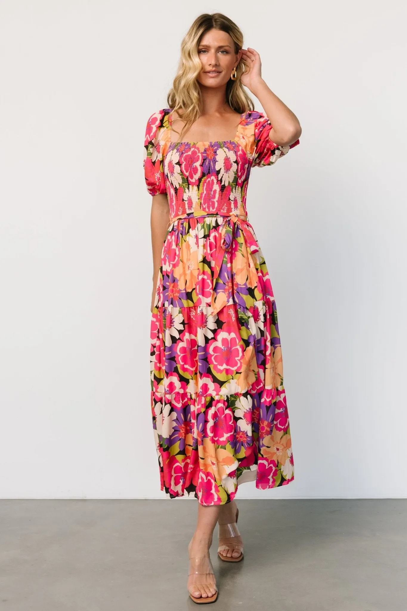 Mazatlan Maxi Dress | Vibrant Floral sold by Baltic Born product image thumbnail 4