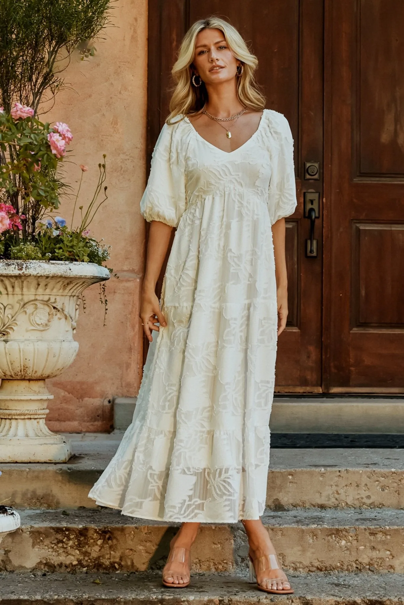 Hayward Dress | White sold by Baltic Born product image thumbnail 3