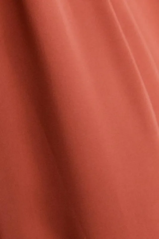 Fabric Swatch - Sicily Satin | Rust sold by Baltic Born