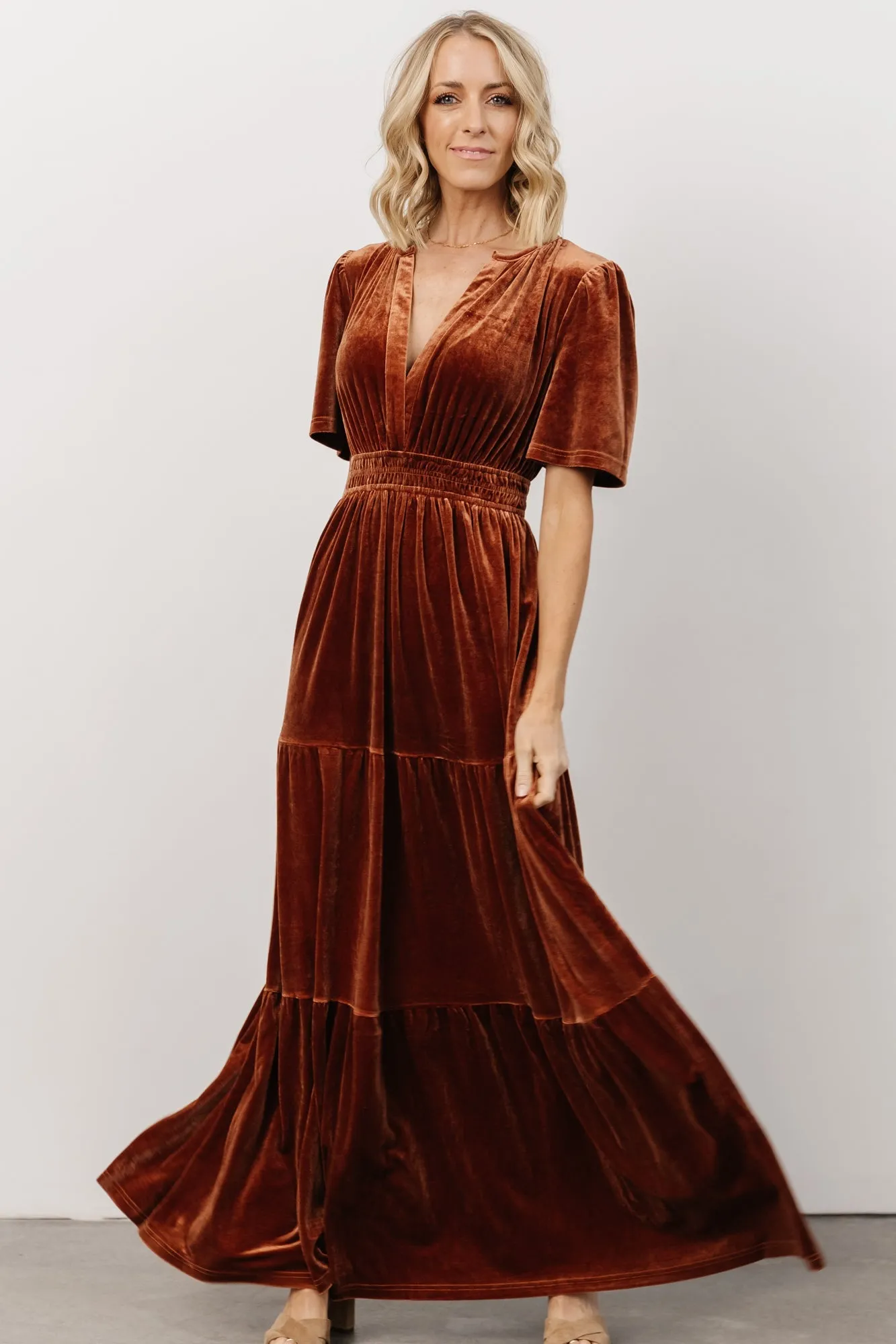 Artemis Velvet Maxi Dress | Dark Spice sold by Baltic Born product image thumbnail 2