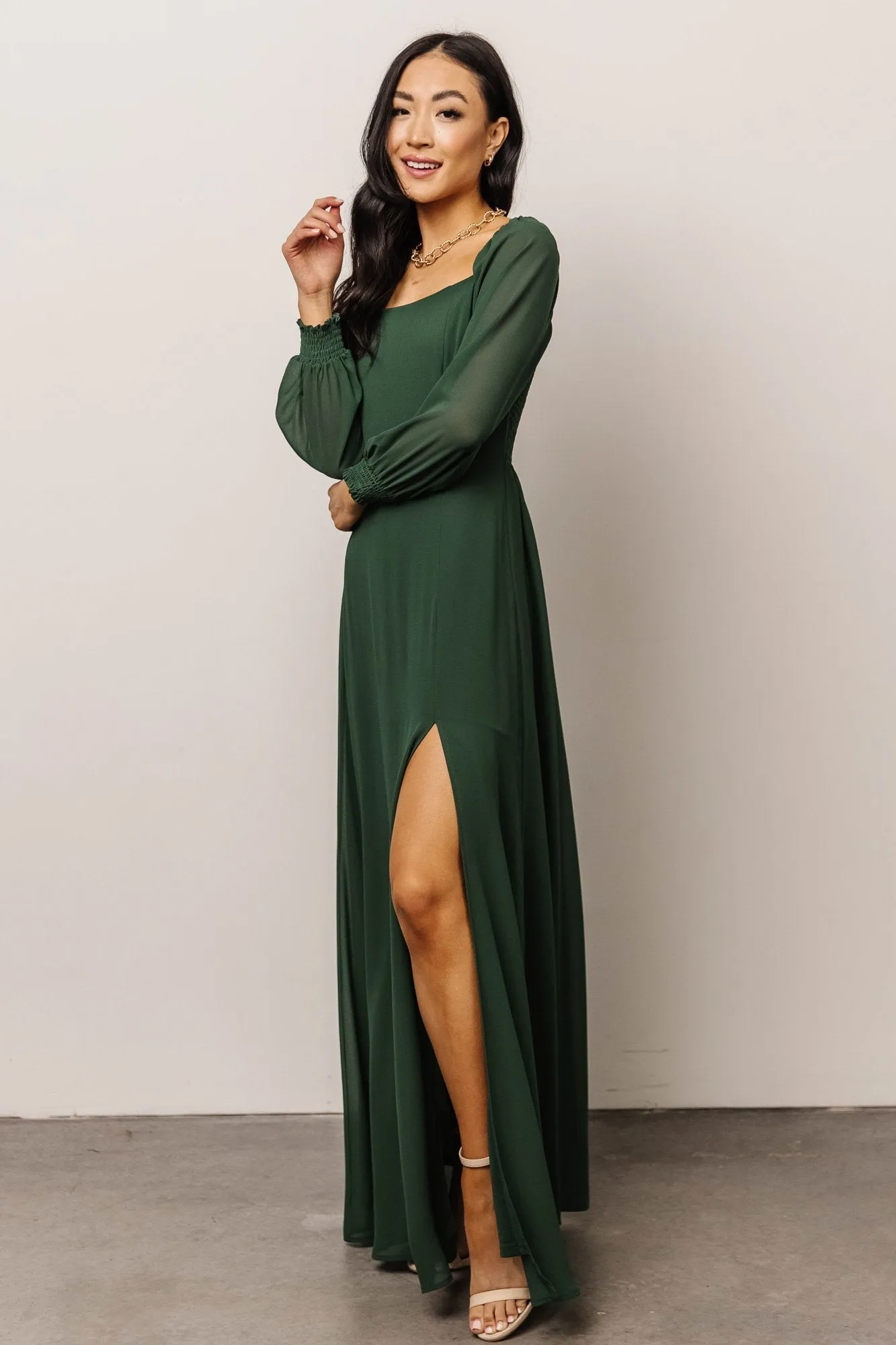 Giselle Maxi Dress | Evergreen sold by Baltic Born product image thumbnail 5