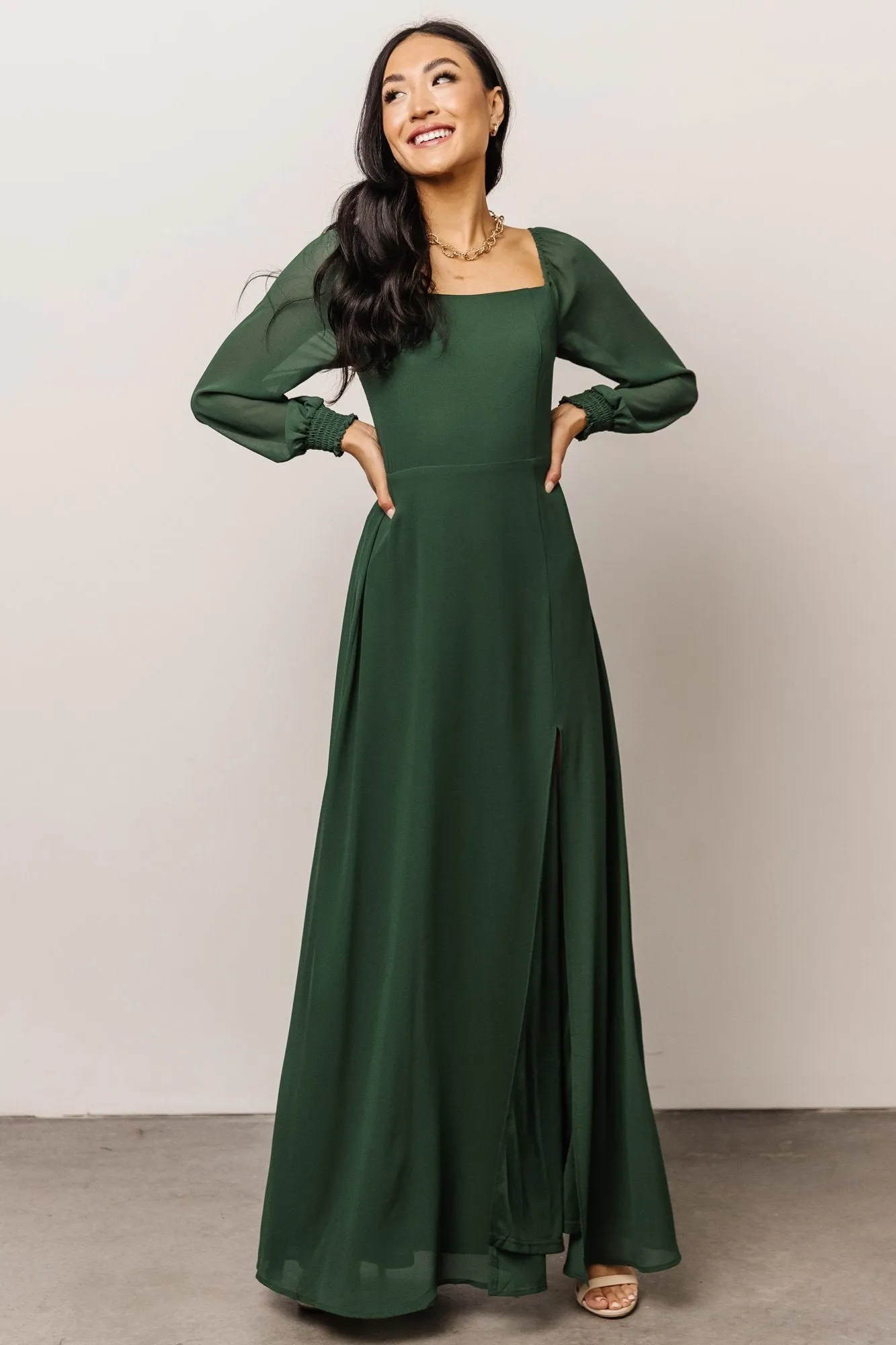 Giselle Maxi Dress | Evergreen sold by Baltic Born product image thumbnail 2
