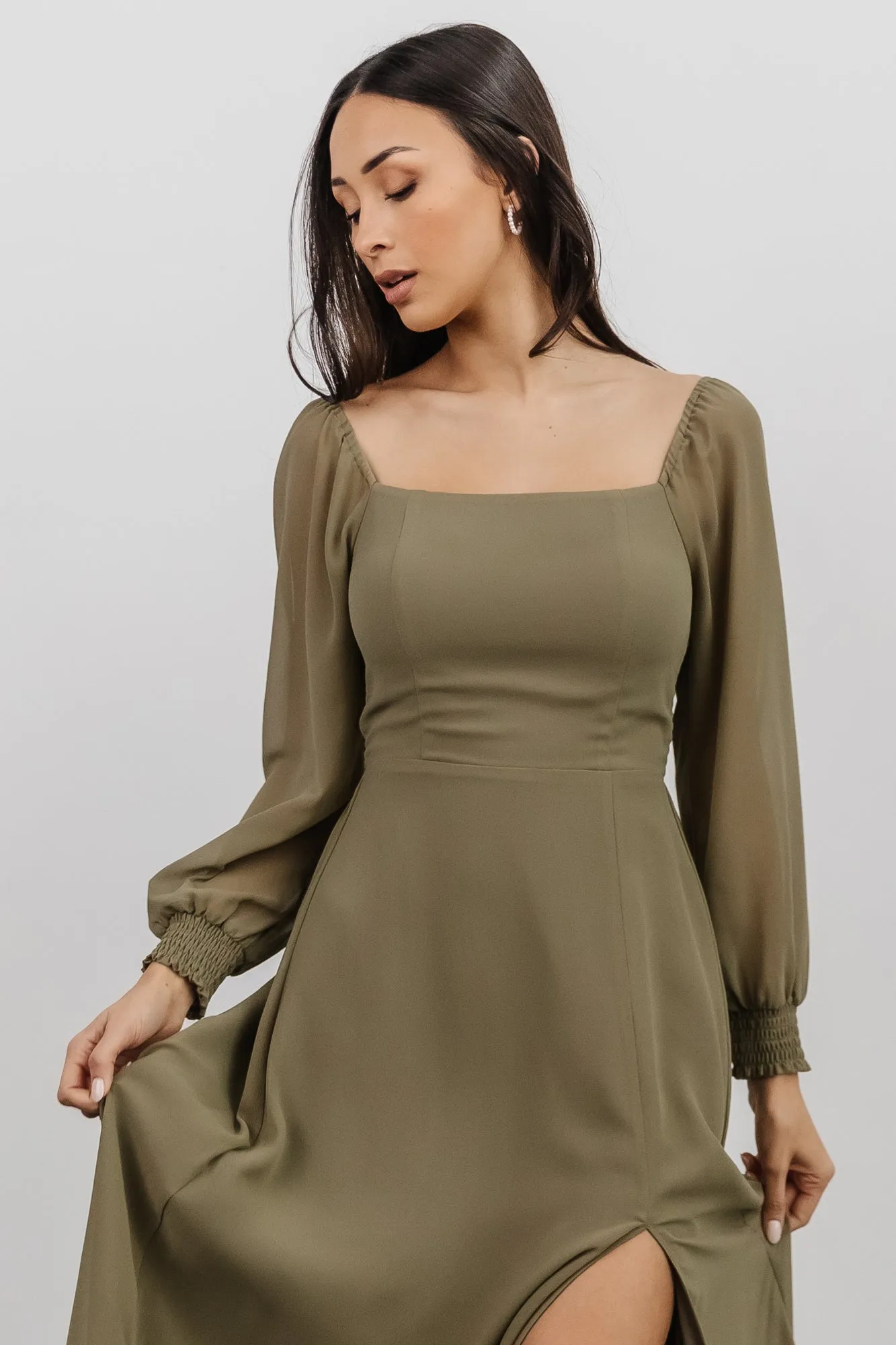 Giselle Maxi Dress | Dusty Olive sold by Baltic Born product image thumbnail 3