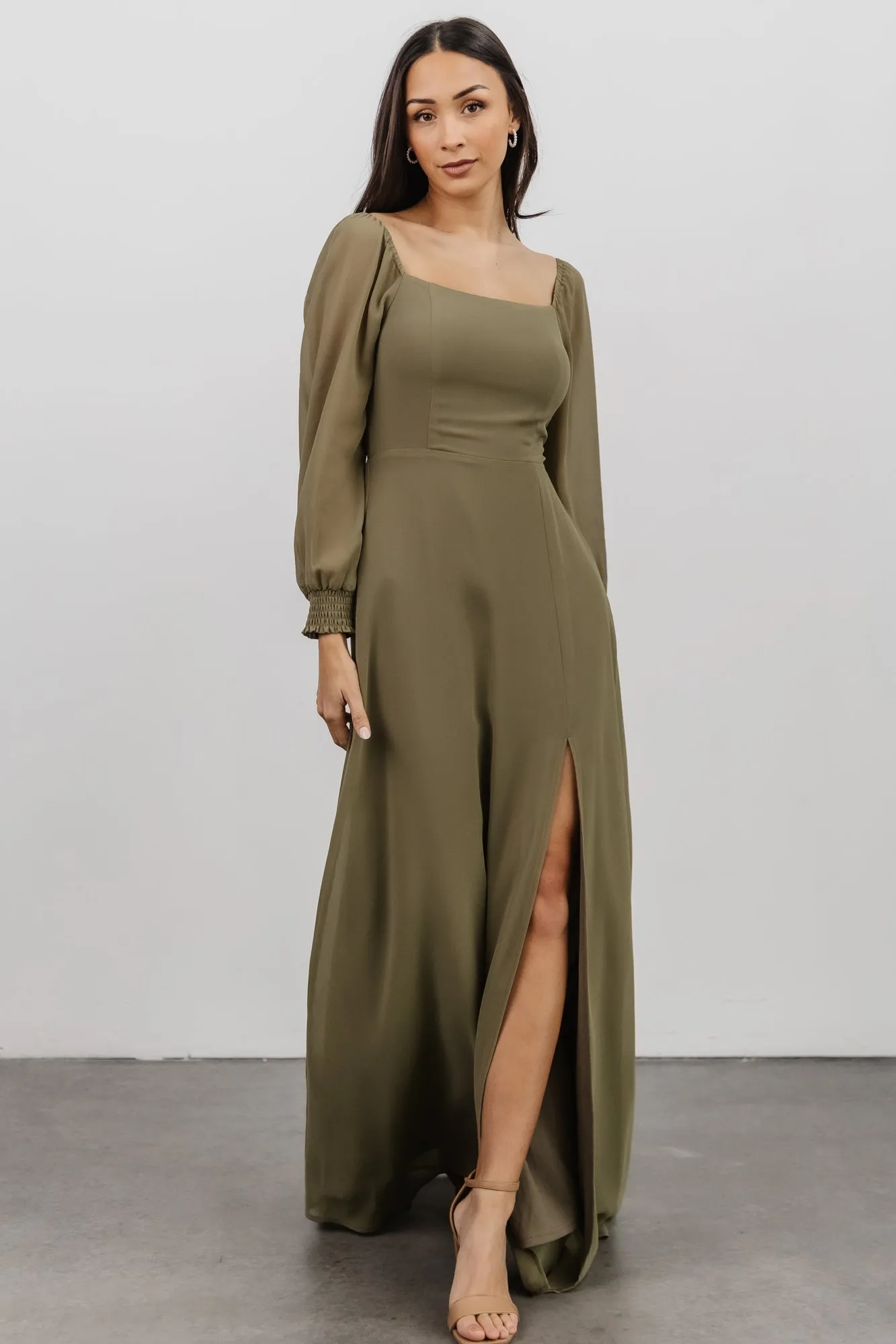 Giselle Maxi Dress | Dusty Olive sold by Baltic Born product image thumbnail 4