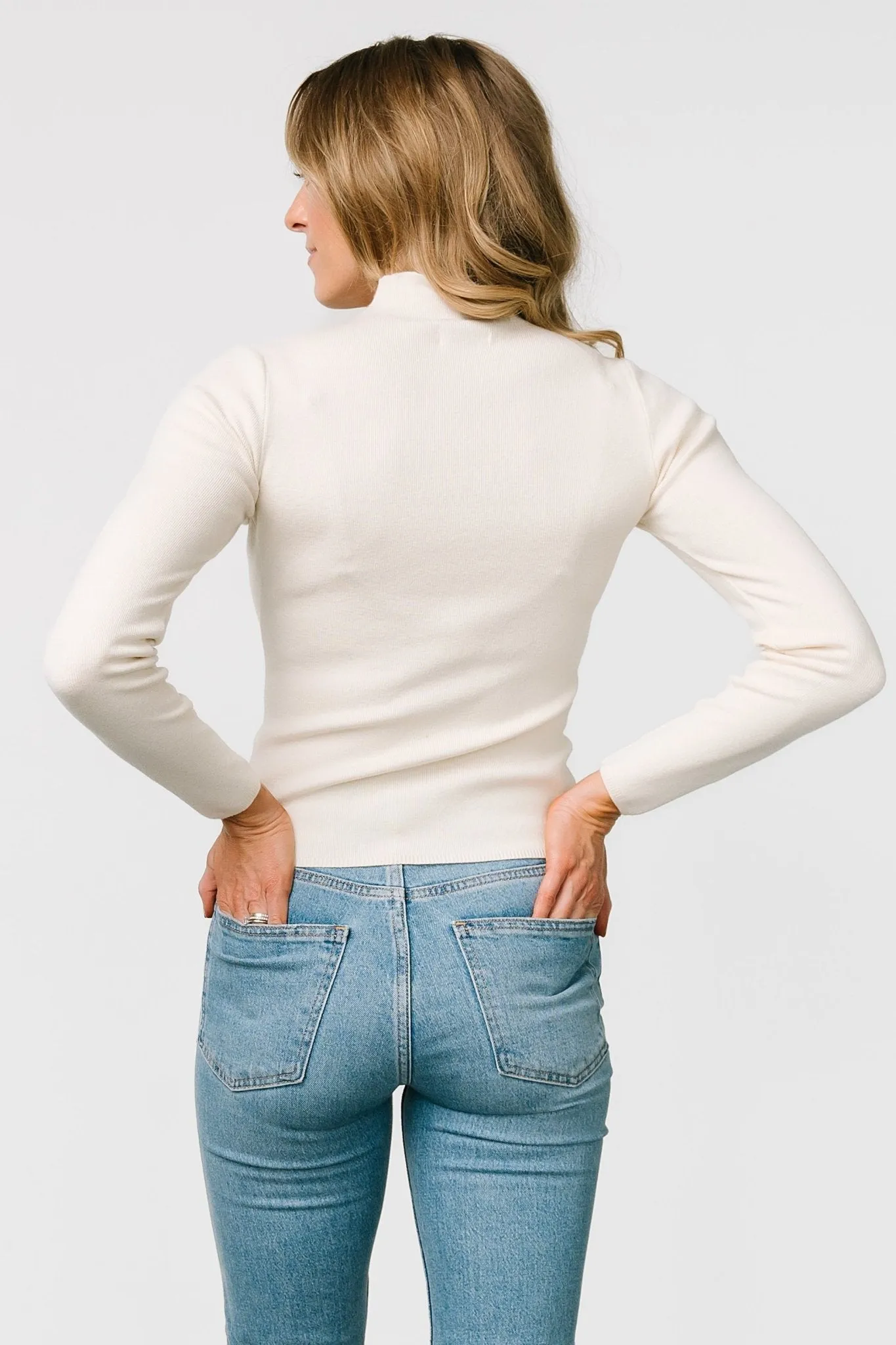 Frances Knit Top | Ivory sold by Baltic Born product image thumbnail 5