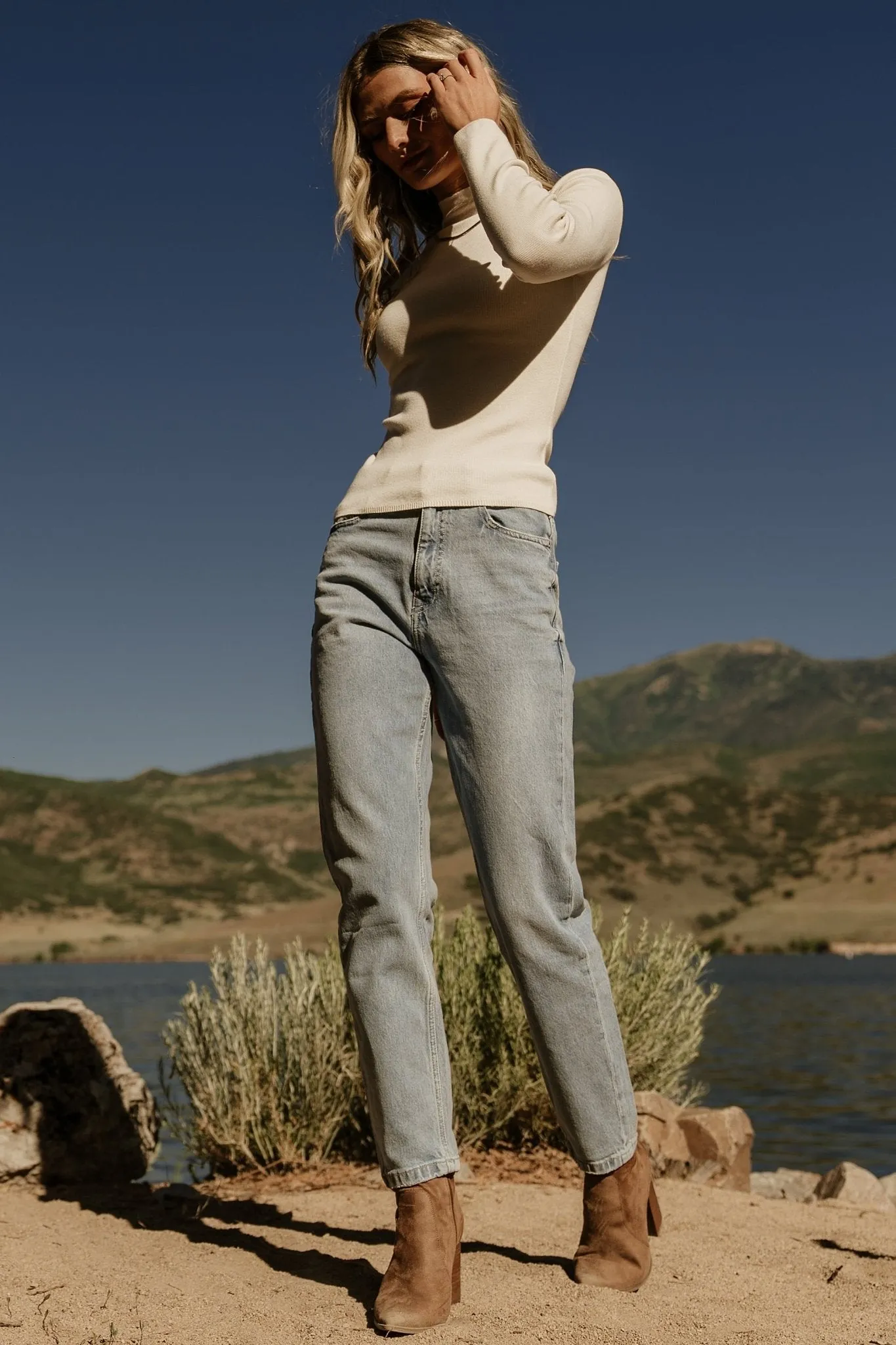 Frances Knit Top | Ivory sold by Baltic Born product image thumbnail 4