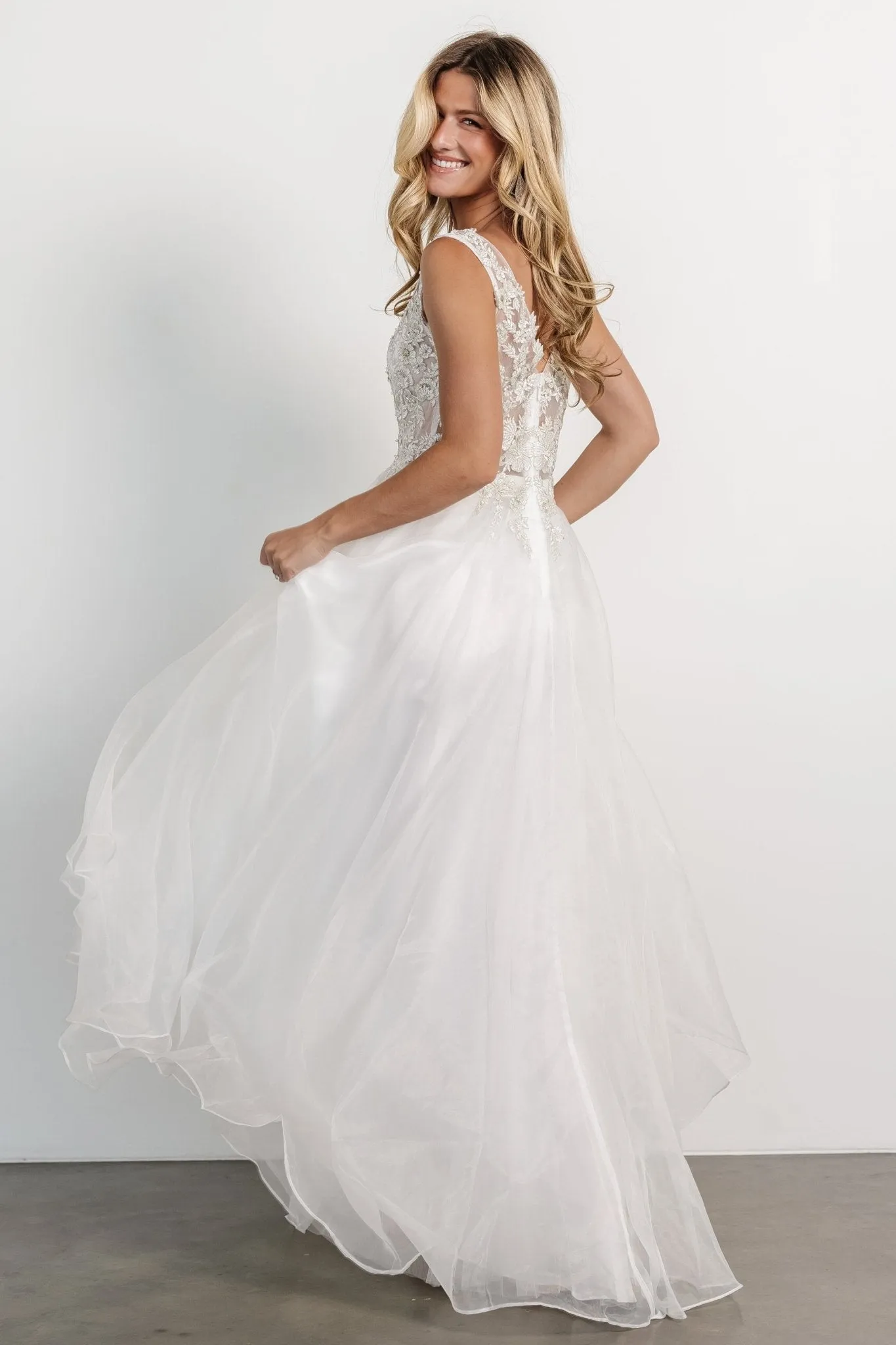 Majestic Bridal Gown | White sold by Baltic Born product image thumbnail 3