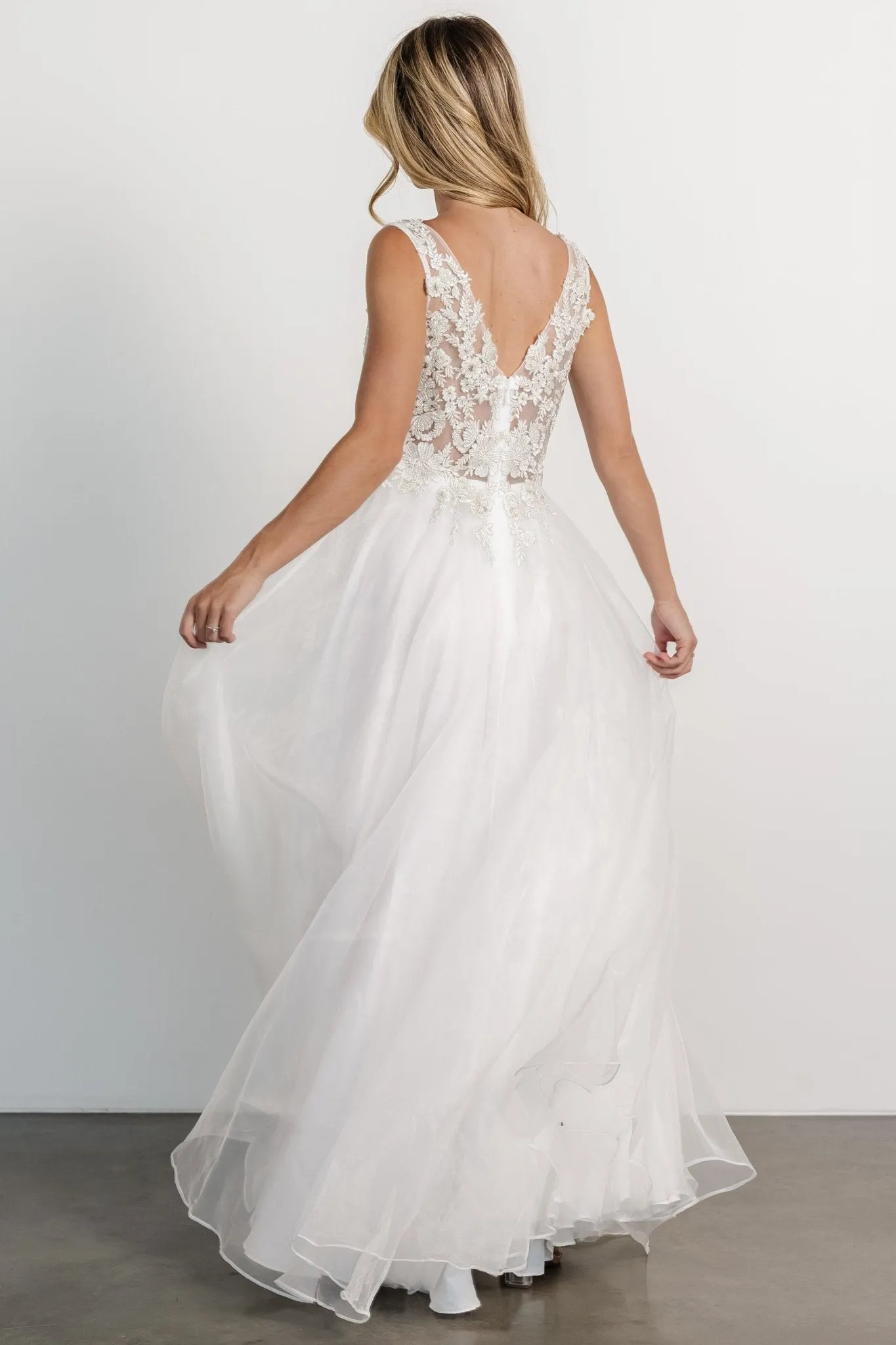 Majestic Bridal Gown | White sold by Baltic Born product image thumbnail 4