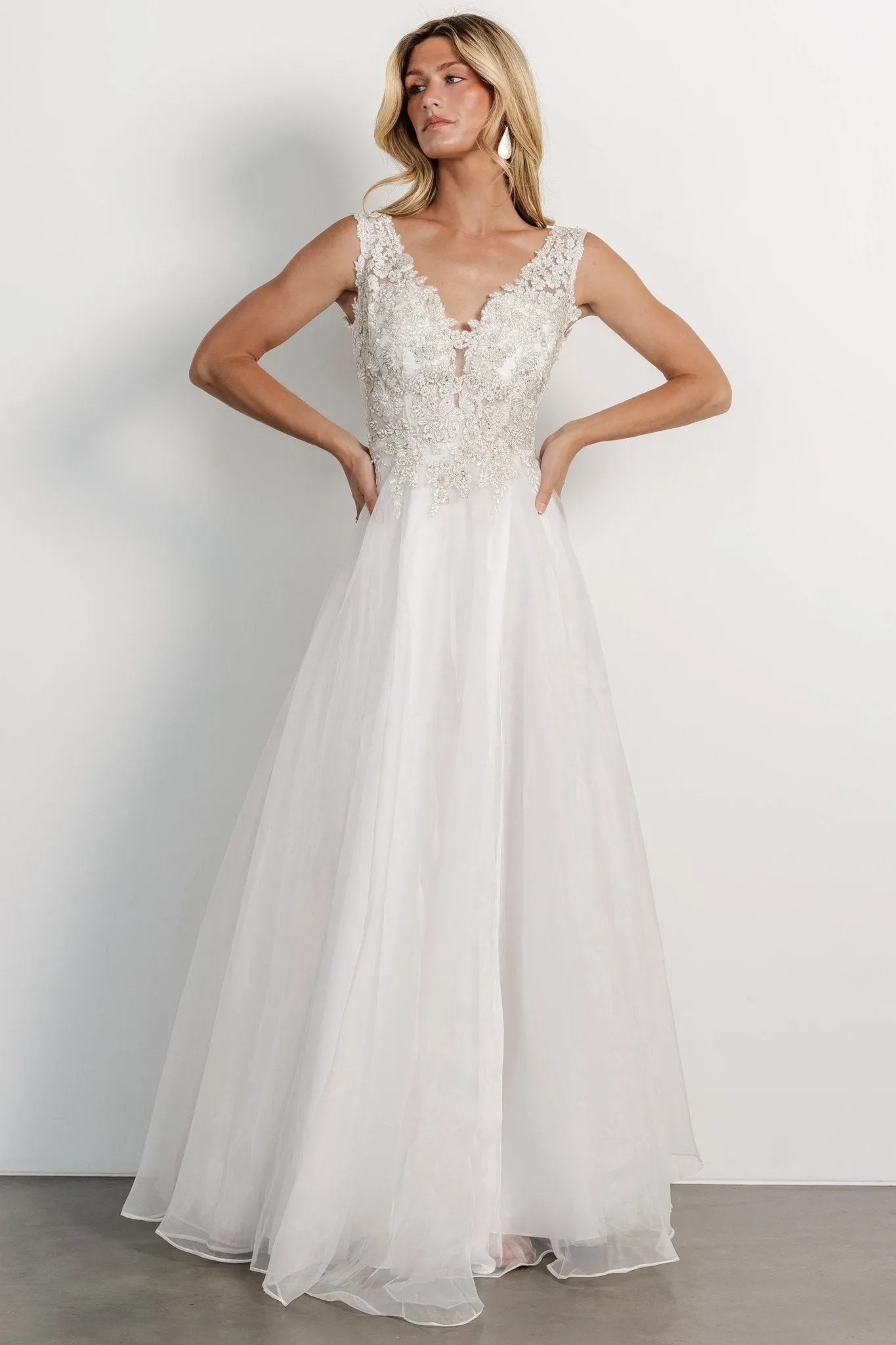 Majestic Bridal Gown | White sold by Baltic Born