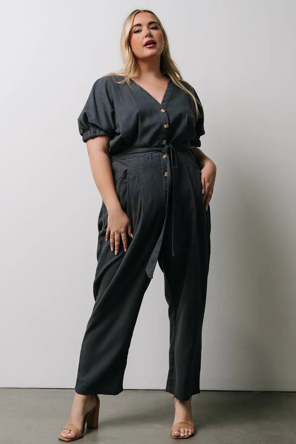 Heidi Jumpsuit | Dark Slate sold by Baltic Born product image thumbnail 2