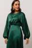 Balta Satin Midi Dress | Emerald sold by Baltic Born