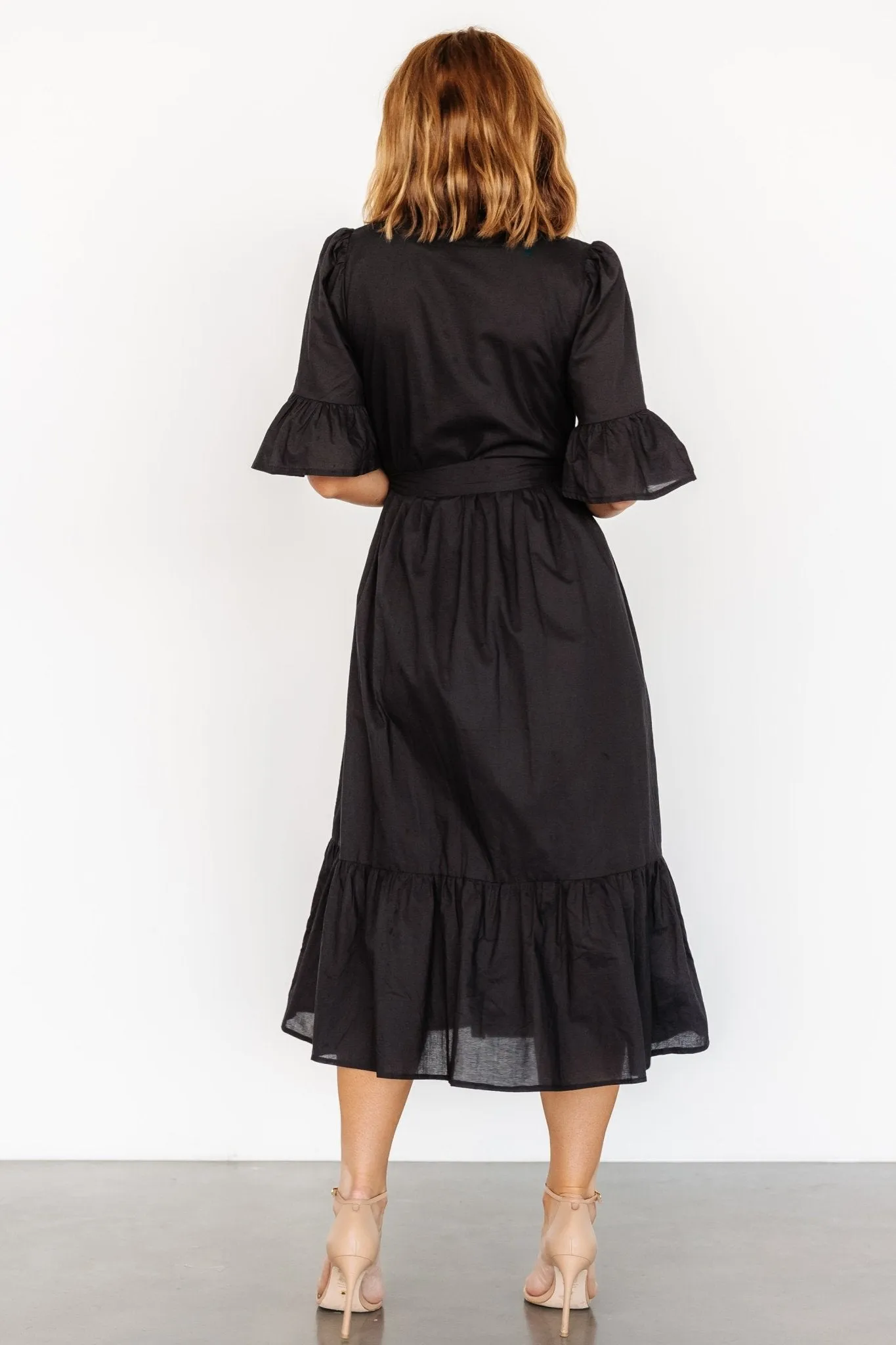Mirielle Midi Dress | Black sold by Baltic Born product image thumbnail 5