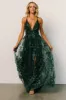 Lucienne Shimmer Maxi Gown | Emerald sold by Baltic Born