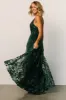 Lucienne Shimmer Maxi Gown | Emerald sold by Baltic Born