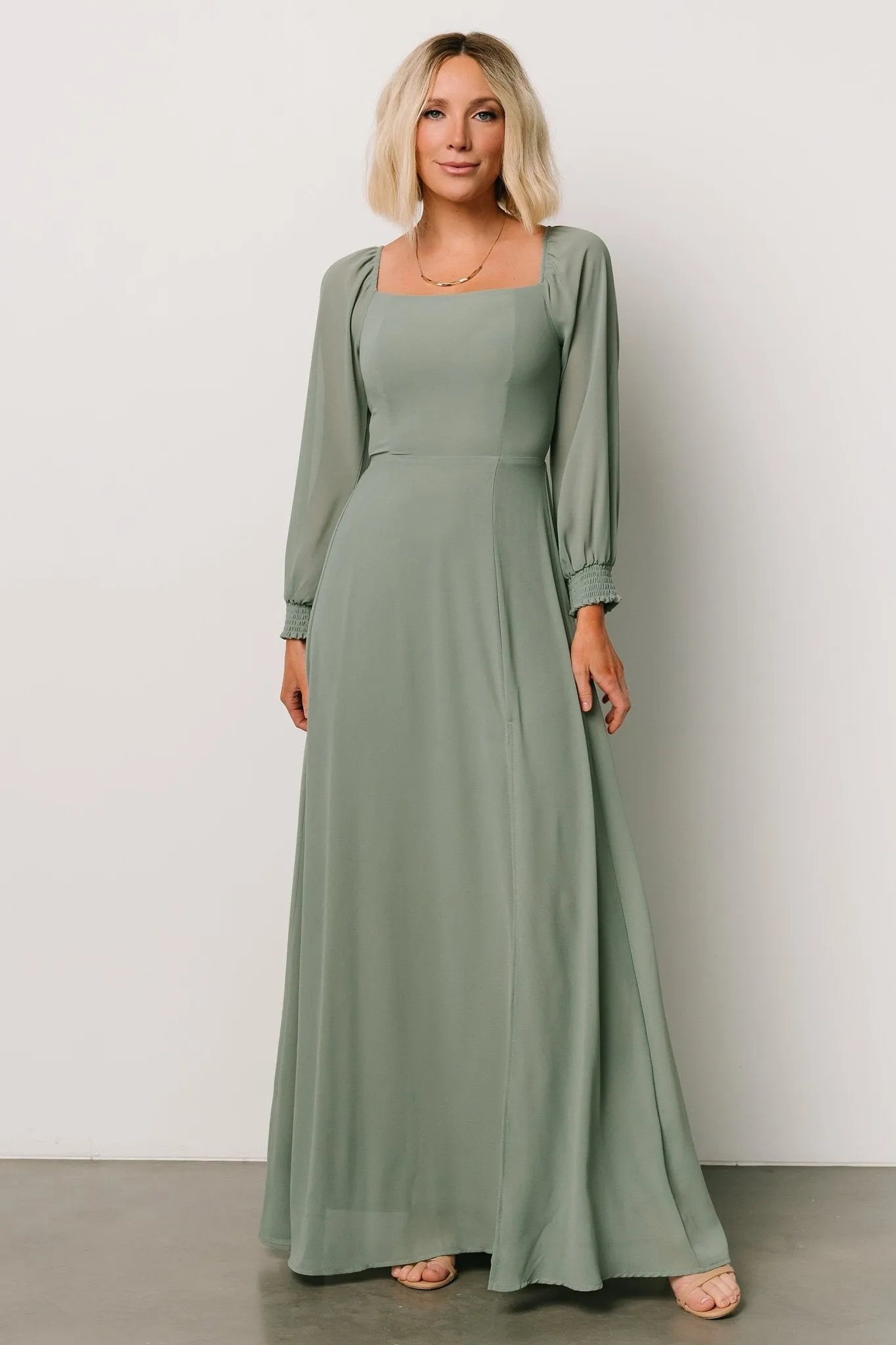 Giselle Maxi Dress | Eucalyptus sold by Baltic Born product image thumbnail 5
