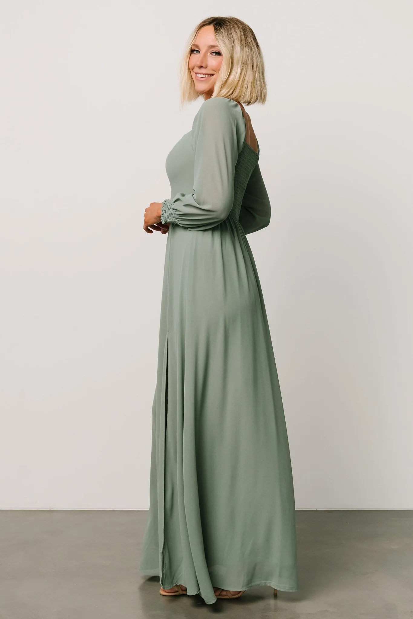 Giselle Maxi Dress | Eucalyptus sold by Baltic Born product image thumbnail 3