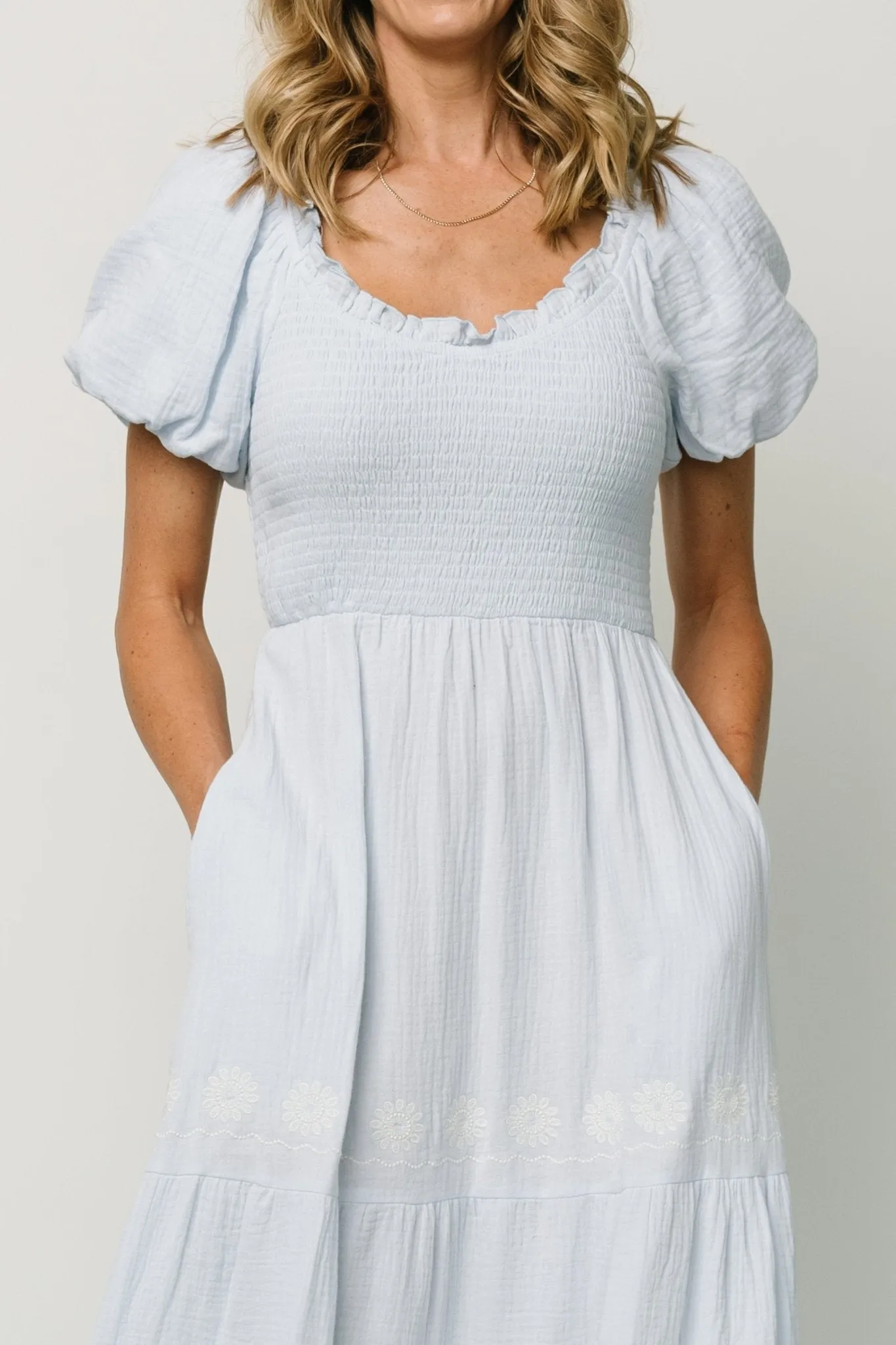 Carrington Maxi Dress | Light Blue sold by Baltic Born product image thumbnail 5