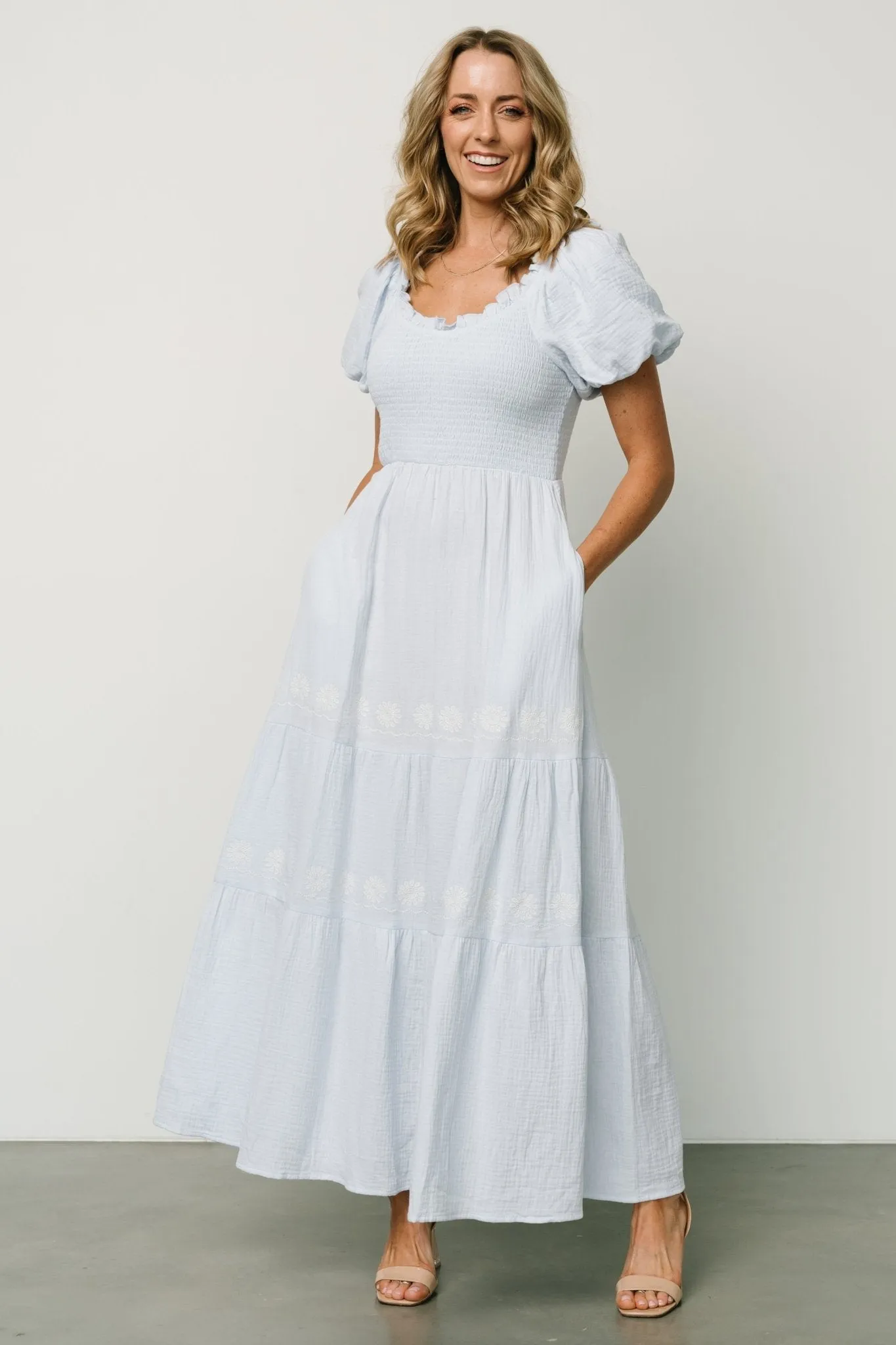 Carrington Maxi Dress | Light Blue sold by Baltic Born product image thumbnail 3