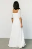 Sierra Sweetheart Maxi Dress | White sold by Baltic Born