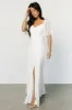 Sierra Sweetheart Maxi Dress | White sold by Baltic Born