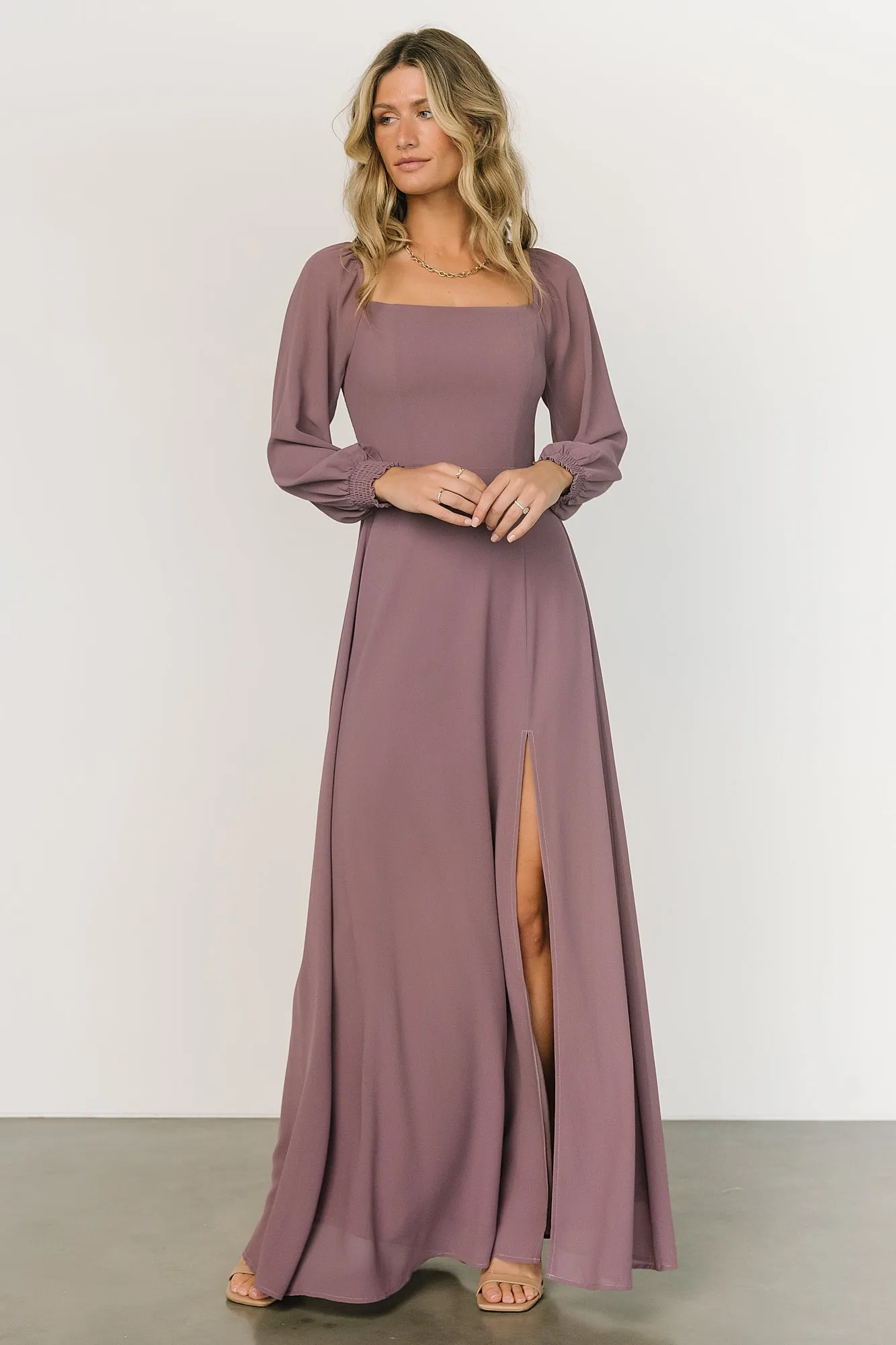 Giselle Maxi Dress | Vintage Plum sold by Baltic Born product image thumbnail 4