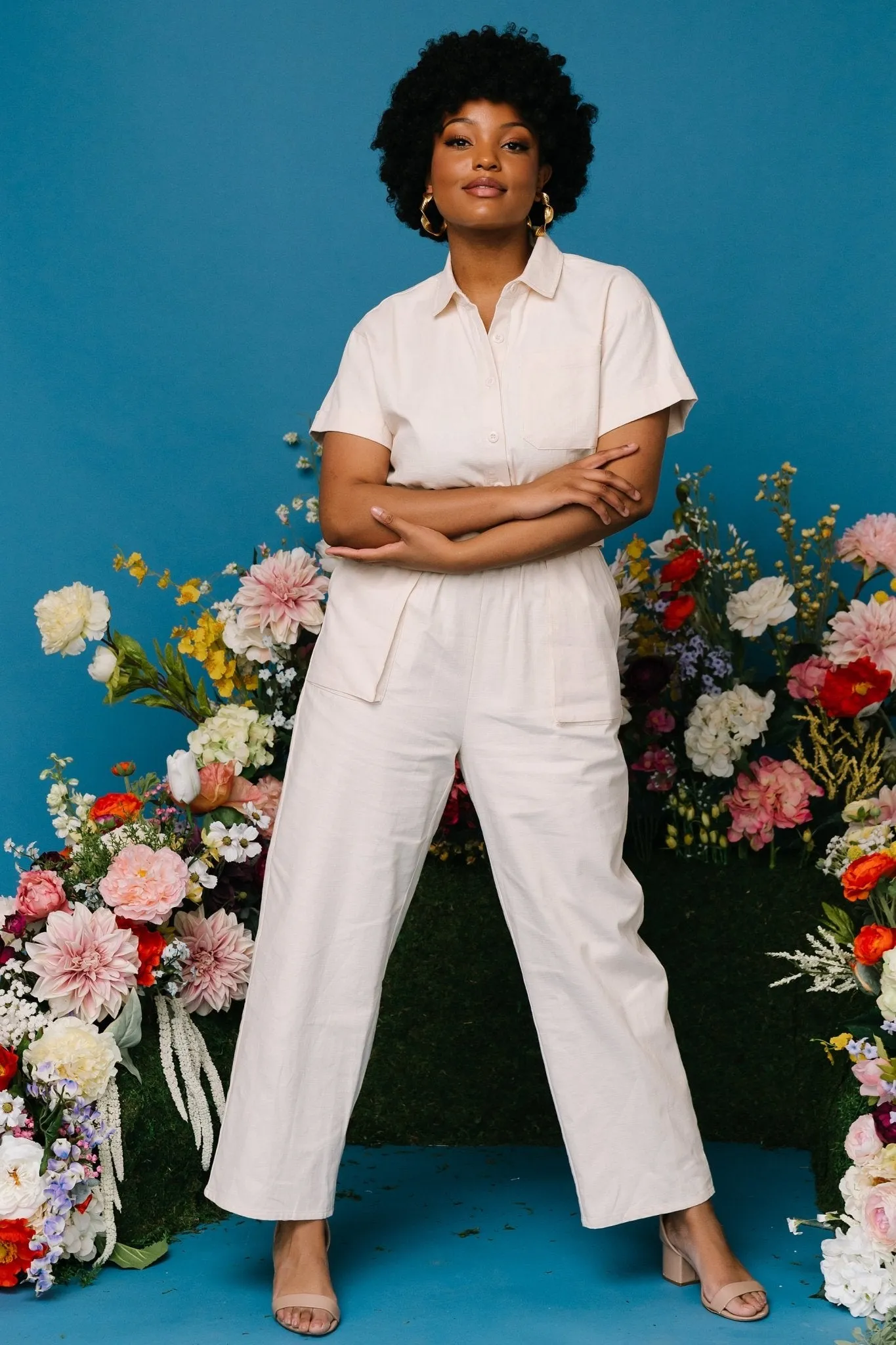Newport Jumpsuit | Cream sold by Baltic Born product image thumbnail 3
