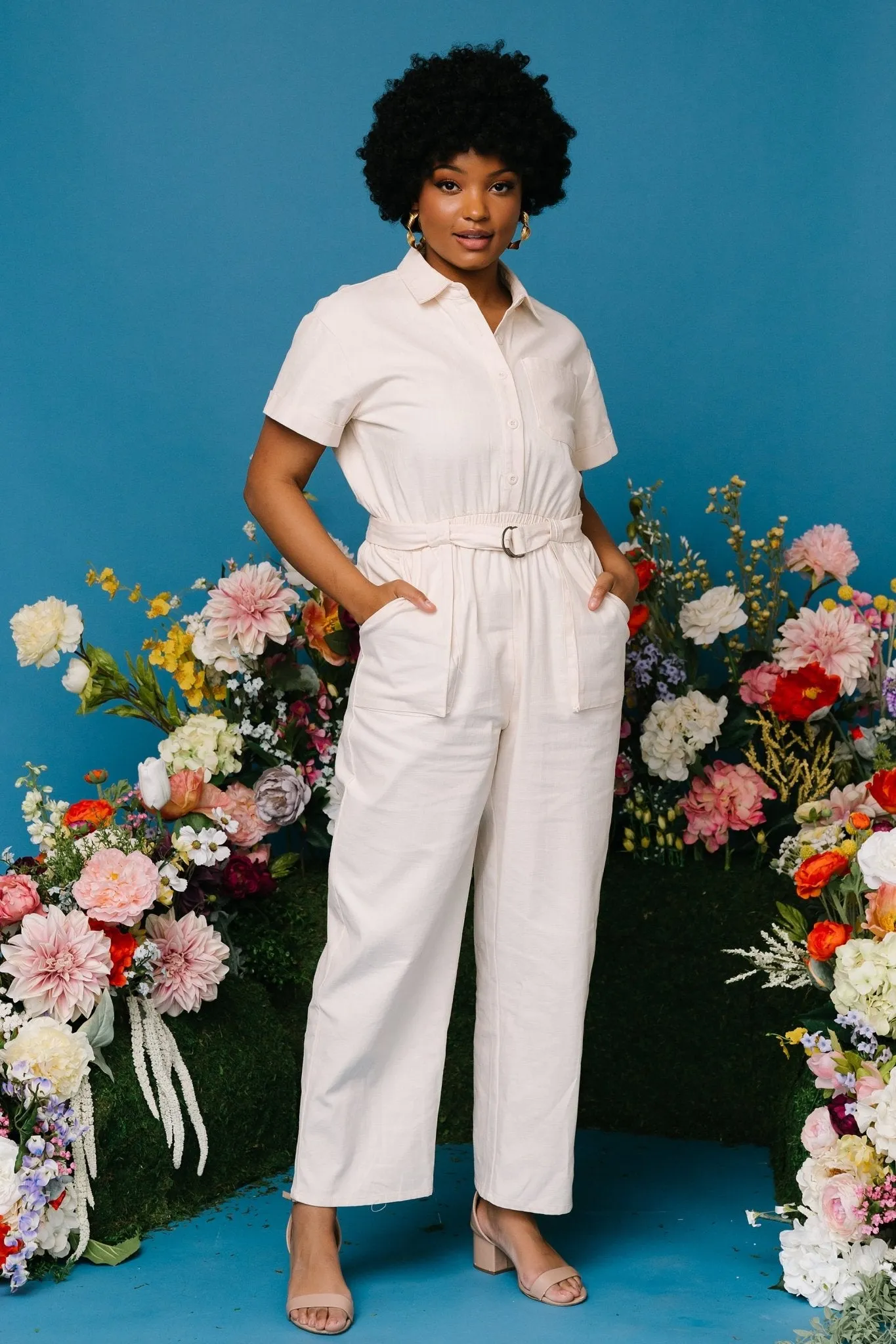 Newport Jumpsuit | Cream sold by Baltic Born product image thumbnail 5