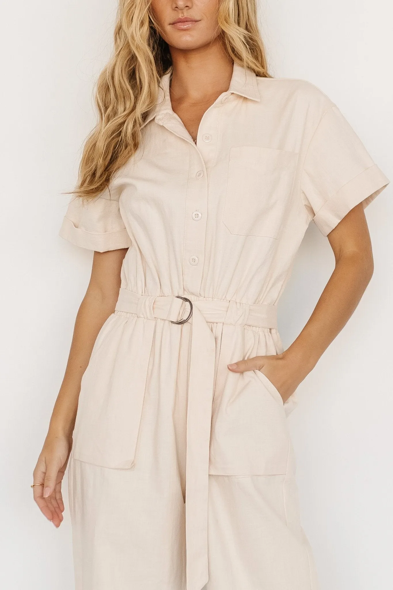 Newport Jumpsuit | Cream sold by Baltic Born product image thumbnail 4